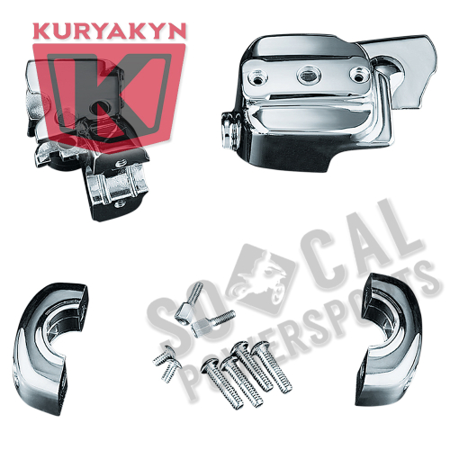Kuryakyn - Kuryakyn Chrome Brake and Clutch Control Dress-Up Kit - 9126