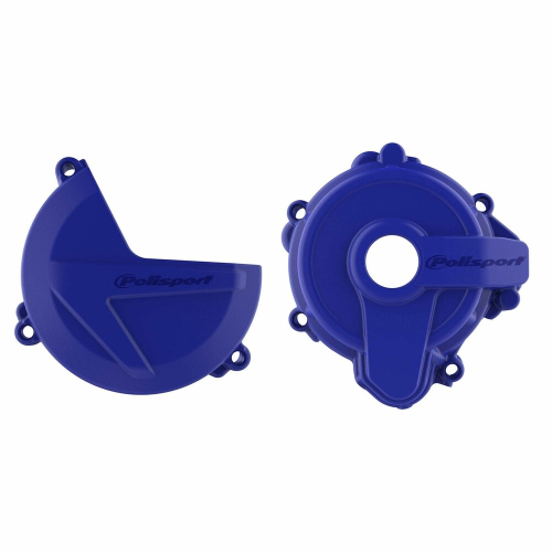 Polisport - Polisport Clutch/Ignition Cover Kit - Blue - 91005