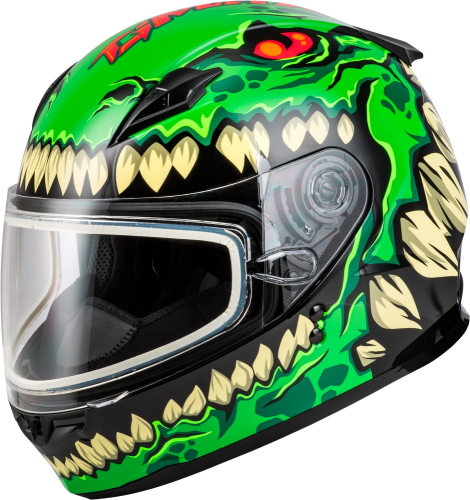 G-Max - G-Max GM-49Y Drax Youth Helmet - F2499050 - Green - Small