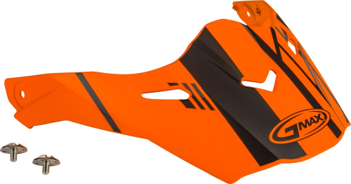 G-Max - G-Max Visor with Screws for AT-21/S Helmets - Epic Matte Neon Orange/Black - G021066