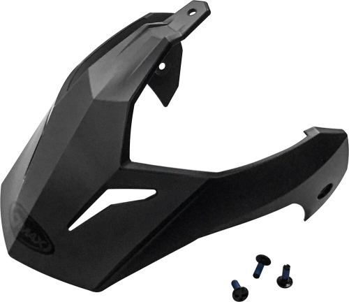 G-Max - G-Max Visor with Screws for GM-11/S Helmets - Scud Matte Black/Orange/Gray - G011100