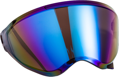G-Max - G-Max Single Lens Shield for AT-21/AT-21S Helmets - Blue Iridium - G021004