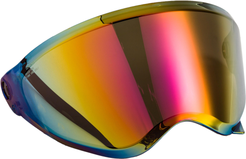 G-Max - G-Max Single Lens Shield for AT-21/AT-21S Helmets - Red Iridium - G021005