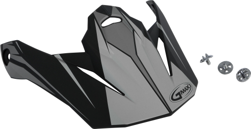 G-Max - G-Max Visor for MX-86 Revoke Helmet - Matte Black/Silver - G086058