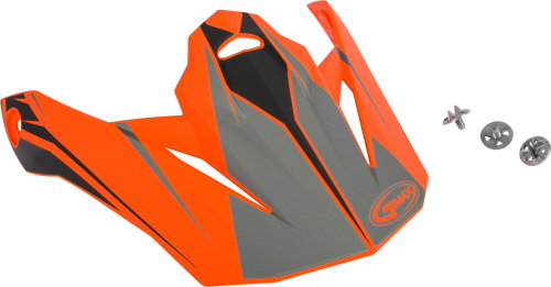 G-Max - G-Max Visor for MX-86 Revoke Helmet - Orange/Black - G086061