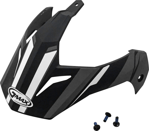 G-Max - G-Max Visor with Screws for GM-11/S Expedition Helmets - Flat Black/Dark Silver - G0110??