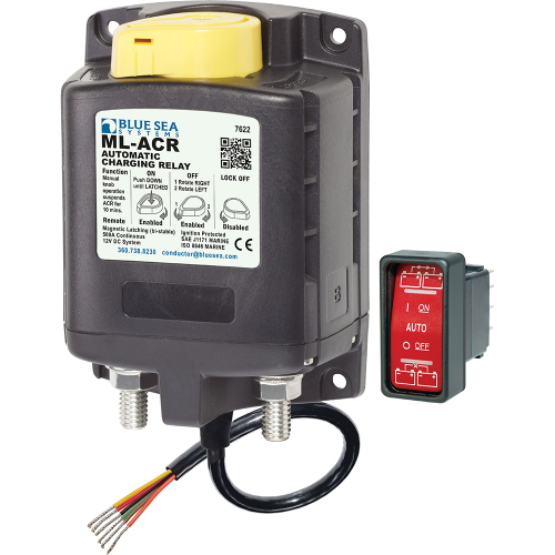 Blue Sea Systems - Blue Sea 7622 ML-Series Heavy Duty Automatic Charging Relay