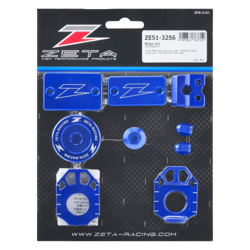 ZETA - ZETA Billet Kit - Blue - ZE51-3256