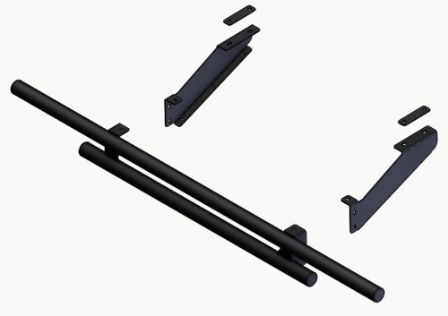 KFI Products - KFI Products Rear Double Tube Bumper - 101610