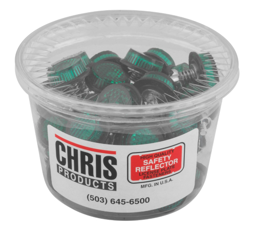 Chris Products - Chris Products Mini Reflectors - Green - CH40G