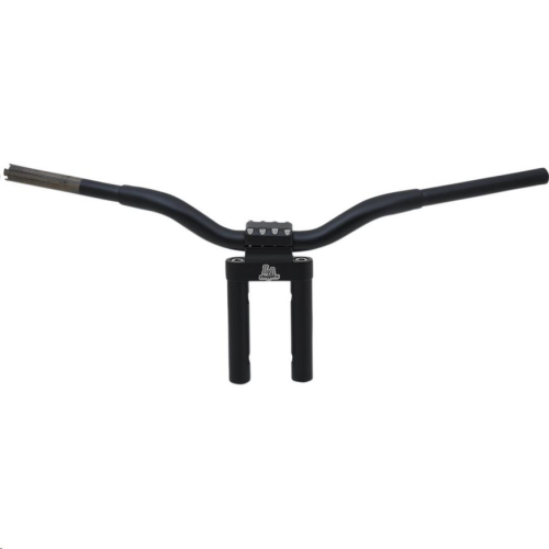 LA Choppers - LA Choppers 1-1/4in. Kage Fighter Straight Heights T-Bar - 8in. Rise - Flat Black - LA-7335-08M