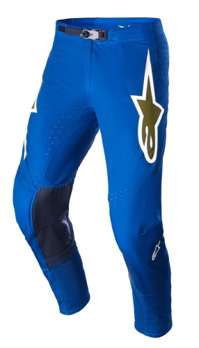 Alpinestars - Alpinestars Supertech Bruin Pants - 3720623-7265-28 - Blue/Brushed Gold - 28