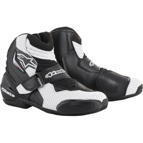 Alpinestars - Alpinestars SMX-1R Vented Boots - 2224016102148 - Black/White - 12.5