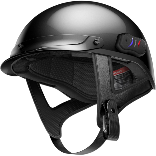 SENA - SENA Cavalry Solid Smart Helmet - CAVALRY-CL-GB-S - Gloss Black - Small