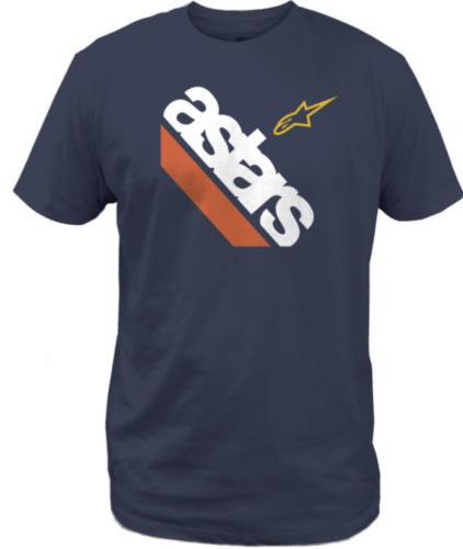 Alpinestars - Alpinestars Cut T-Shirt - 1018-72100-70-L - Navy - Large
