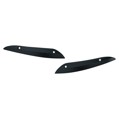 Kuryakyn - Kuryakyn Windshield Side Trim - Gloss Black - 2633