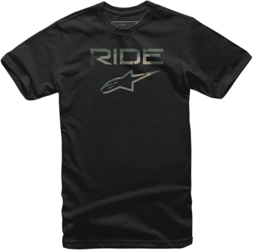 Alpinestars - Alpinestars Ride 2.0 Camo T-Shirt - 1119-7200610-2X - Black - 2XL