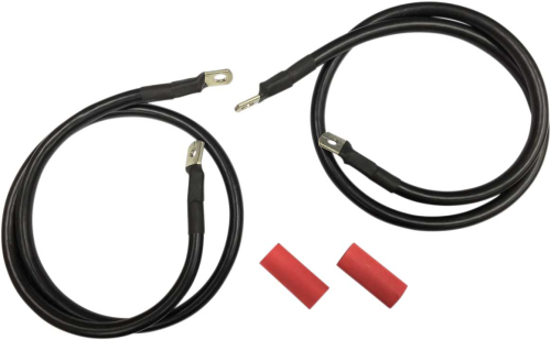 Drag Specialties - Drag Specialties Battery Cable Kit - Black - 2113-0670