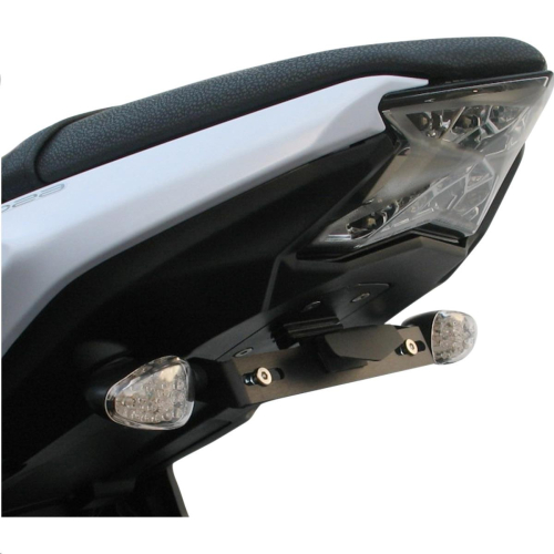 Targa - Targa Tail Kit with LED Turn Signals - Black/Clear - 22-486LED-L