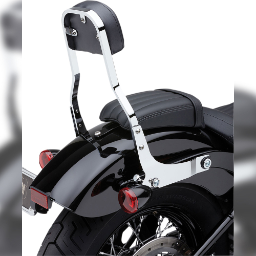 Cobra - Cobra Short Detachable Backrest - Chrome - 602-2045