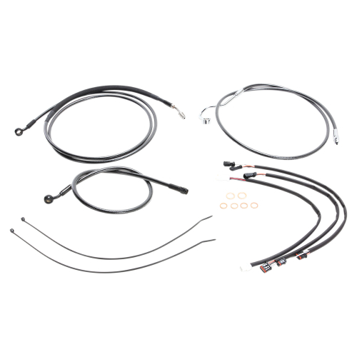 Magnum - Magnum Black Pearl Handlebar Installation Kit for 15-17in. Ape - 487932