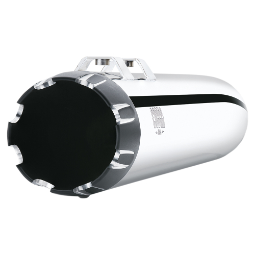 Cobra - Cobra Neighbor Haters Series Slip-On Mufflers w/ Dual Cut Tips - Chrome - 6266