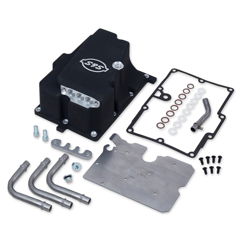 S&S Cycle - S&S Cycle Installation Kit for T143 Long Block Engine - Black - 310-0870