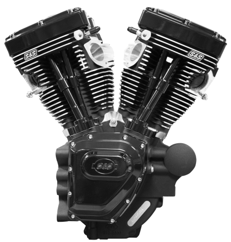 S&S Cycle - S&S Cycle T111 Long-Block Engine - Black - 3100834