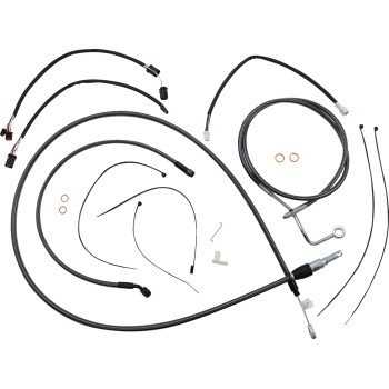 Magnum - Magnum Karbonfiber Handlebar Installation Kit for 15in-17in. Ape - 7871142