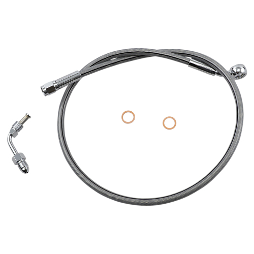 Magnum - Magnum Clear Coated XR Stainless Upper Front Brakeline Kit - 29in. Total Length - SSC1501-29