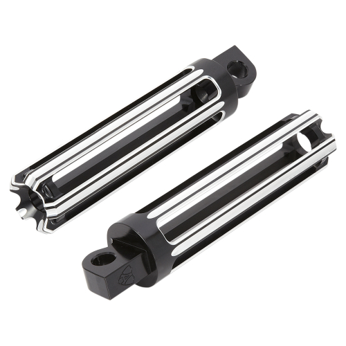Arlen Ness - Arlen Ness Fusion Footpegs - 10-Gauge - Black - 06-114
