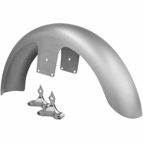 RC Components - RC Components Front Fender Kit for 21in. Wheel - Chrome Adapters - FNDRKT14-21