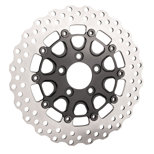 SLYFOX - SLYFOX Full Floating Front Brake Rotor - 11.8in. - Black - 0133-1812S-B