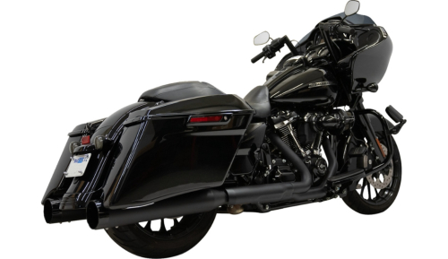 Bassani Manufacturing - Bassani Manufacturing 4-1/2in. Slip-On Mufflers - Black - 1F745B