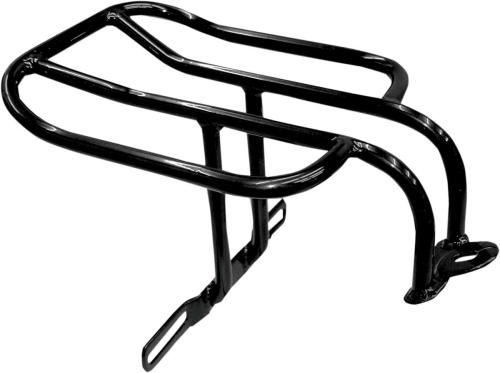 Drag Specialties - Drag Specialties Fender Luggage Rack - Gloss Black - 77-0054B