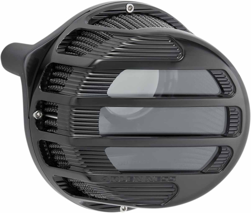Arlen Ness - Arlen Ness Sidekick Air Cleaner - Black Anodized - 81-304