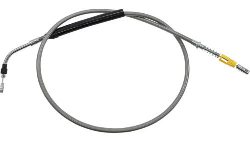 LA Choppers - LA Choppers Clutch Line - Stainless Braided with 18-20in. Ape Hangers - LA-8056C19