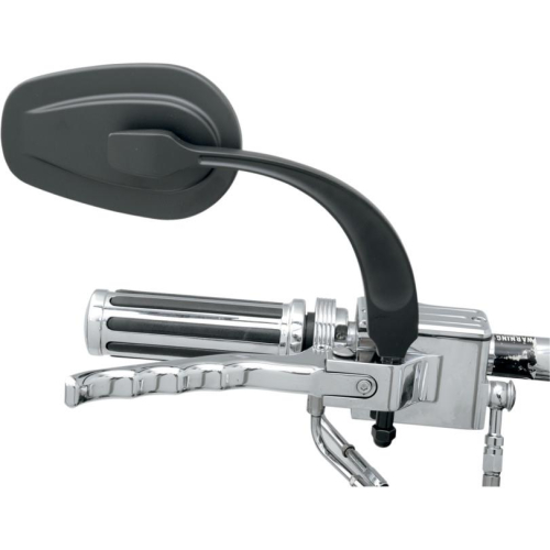 Russ Wernimont Designs - Russ Wernimont Designs Contoured Convex Mirrors - Right - Black - RWD-50046BR