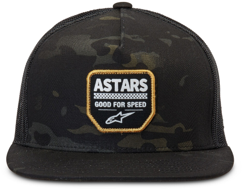 Alpinestars - Alpinestars Covert Trucker Hat - 1213-81012-1010-TU - Black/Black - OSFM