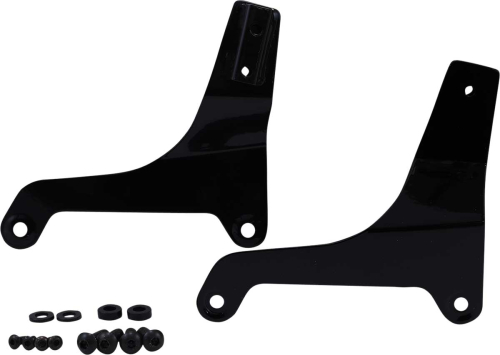 Khrome Werks - Khrome Werks Round Side Plates - Gloss Black - KW4860