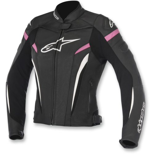 Alpinestars - Alpinestars Stella GP Plus R Womens Leather Jacket V2 - 3110517-1039-48 - Black/Fuchsia - 12