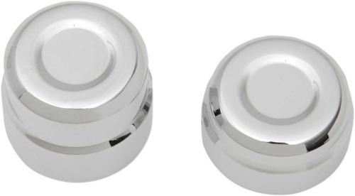 Drag Specialties - Drag Specialties Billet Rear Axle Caps- 1in. - Chrome - 0214-0832