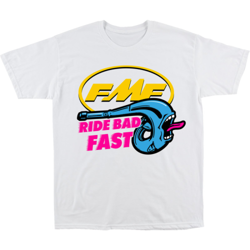 FMF Racing - FMF Racing The Scream T-Shirt - FA24118909WHTMD - White - Medium