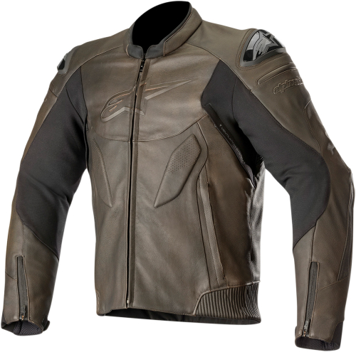 Alpinestars - Alpinestars Caliber Leather Jacket - 3107319-80-52 - Brown - 50