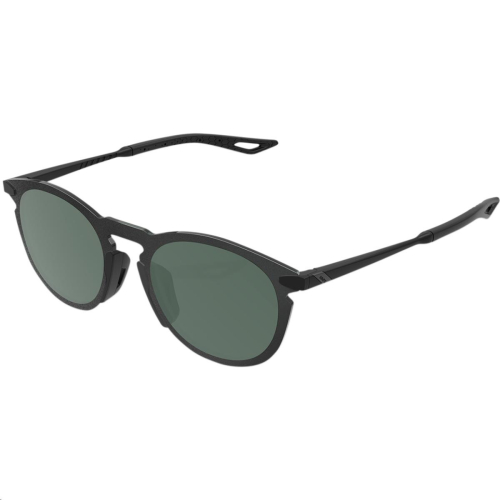 100% - 100% Legere Round Sunglasses - 61040-019-74 - Matte Black - OSFA