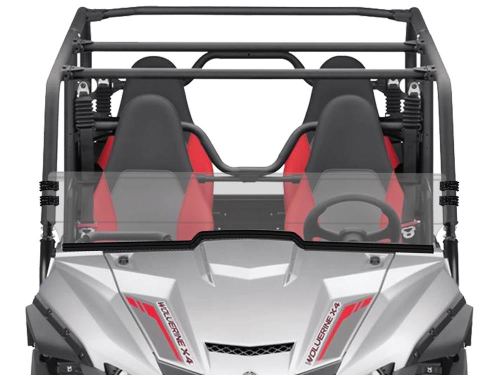 Spike Powersports - Spike Powersports Half Windscreen - Clear - 77-7345