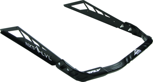 Skinz Protective Gear - Skinz Protective Gear Rear Aluminum Bumper - Flat Black - NXPRB225-FBK/BLK