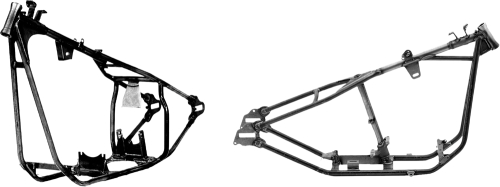 Paughco - Paughco Straight Leg Rigid Frame with Fat Bob Tank Mounts - S131
