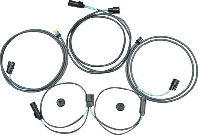 J&M - J&M Rokker XT Series Saddlebag Lid Wiring Harness - JAWH-HSGU14-SDB