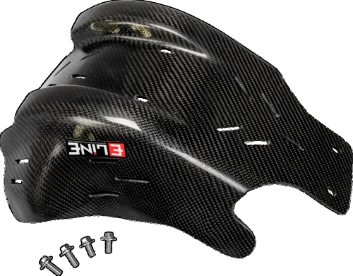 E Line - E Line Carbon Fiber Skid Plate - KSP45019